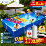 Hồ bơi di động khung kim loại 4.5m*2.2m INTEX 28273