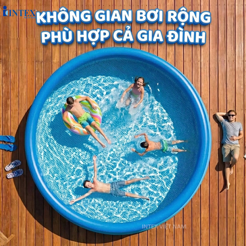 Bể bơi gia đình 4m57 kèm máy lọc nước INTEX 28158