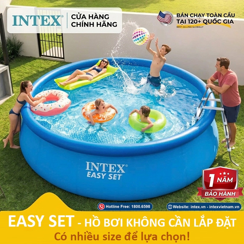 Bể bơi gia đình 4m57 kèm máy lọc nước INTEX 28158