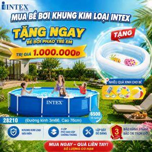 Bể bơi thông minh cho gia đình 366*76cm INTEX 28210