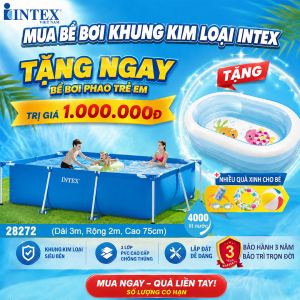 Bể bơi di động khung kim loại 3m*2m INTEX 28272