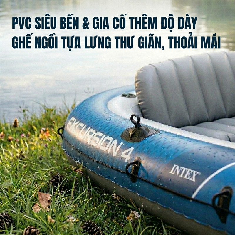 Thuyền hơi EXCURSION 4 mẫu mới INTEX 66324