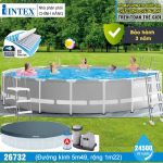 Bể bơi khung kim loại tròn 5m49 cao 1m22 INTEX 26732