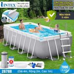 Bể bơi gia đình khung kim loại PREMIUM 4m INTEX 26788