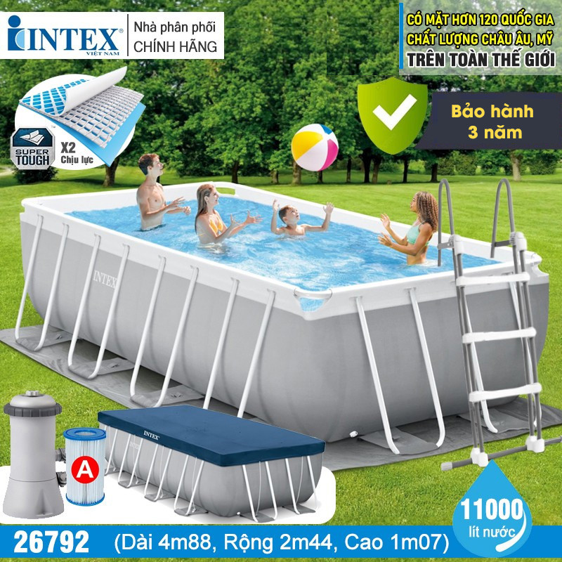 Bể bơi khung kim loại PREMIUM 4m88 INTEX 26792
