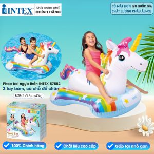 Phao bơi ngựa thần sắc màu cho bé INTEX 57552
