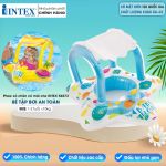 Phao bơi có mái che cho bé INTEX 56573