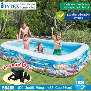 Bể bơi phao đại dương 3 tầng cỡ lớn 3m05 INTEX 58485