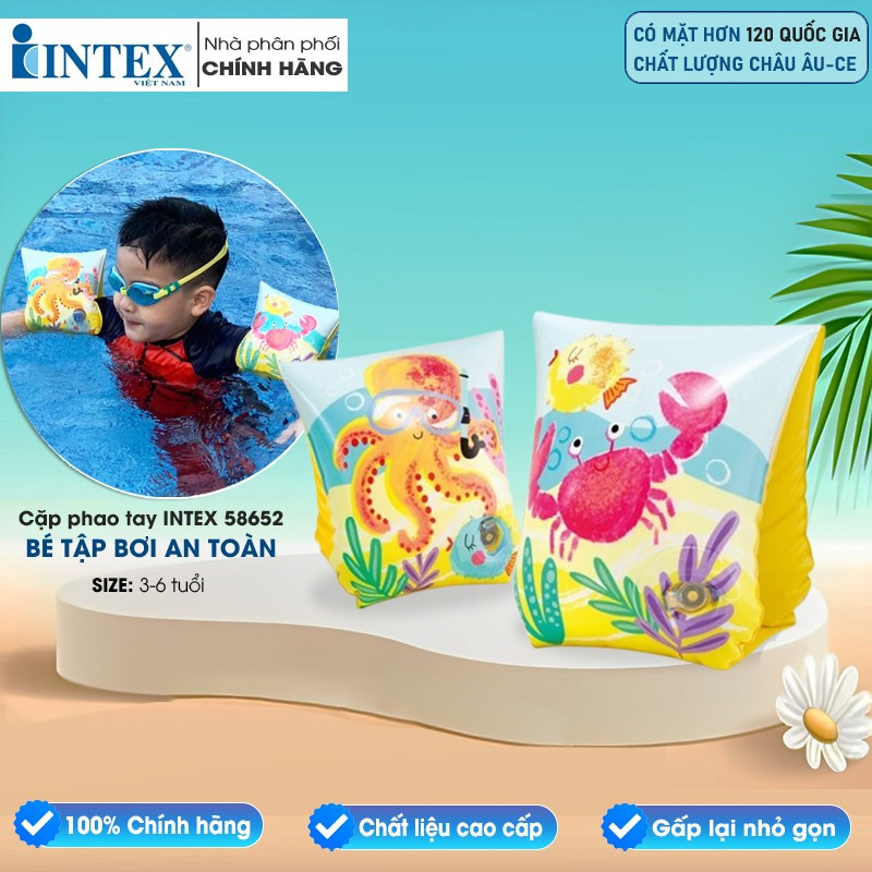 Phao tay cá vàng INTEX 58652