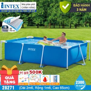 Bể bơi di động cho trẻ em 2m6*1,6m INTEX 28271