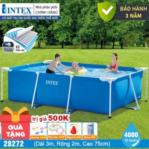 Bể bơi di động khung kim loại 3m*2m INTEX 28272