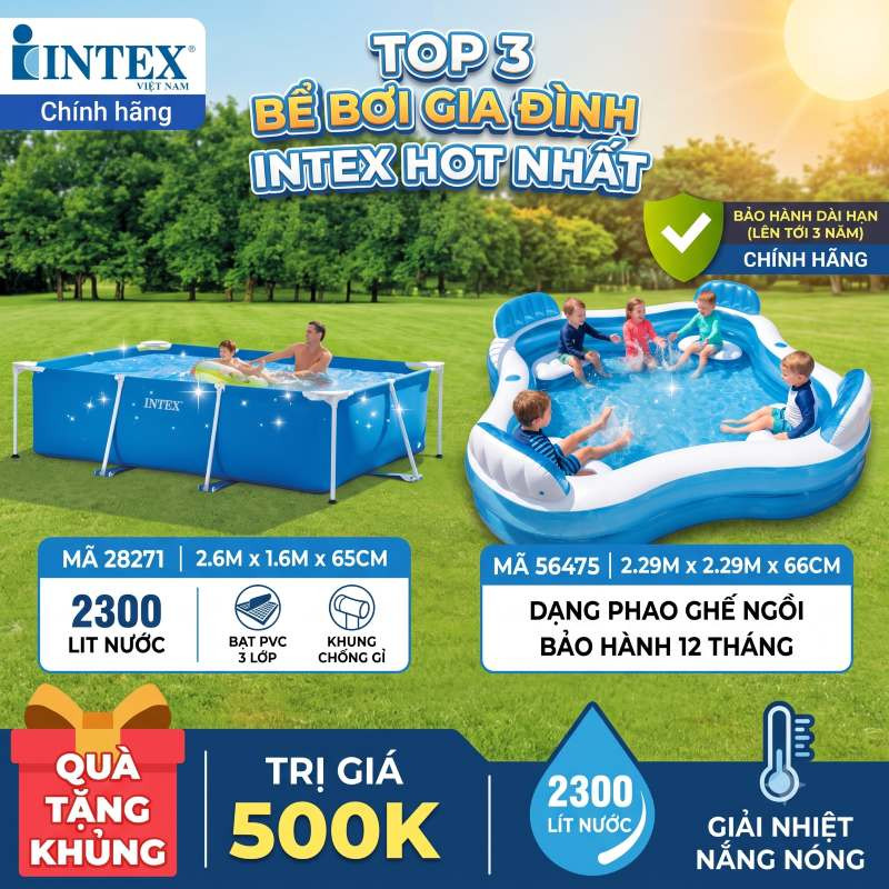 Đánh Bay Nắng Nóng Đỉnh Điểm Cùng Top 3 Bể Bơi Cho Gia Đình