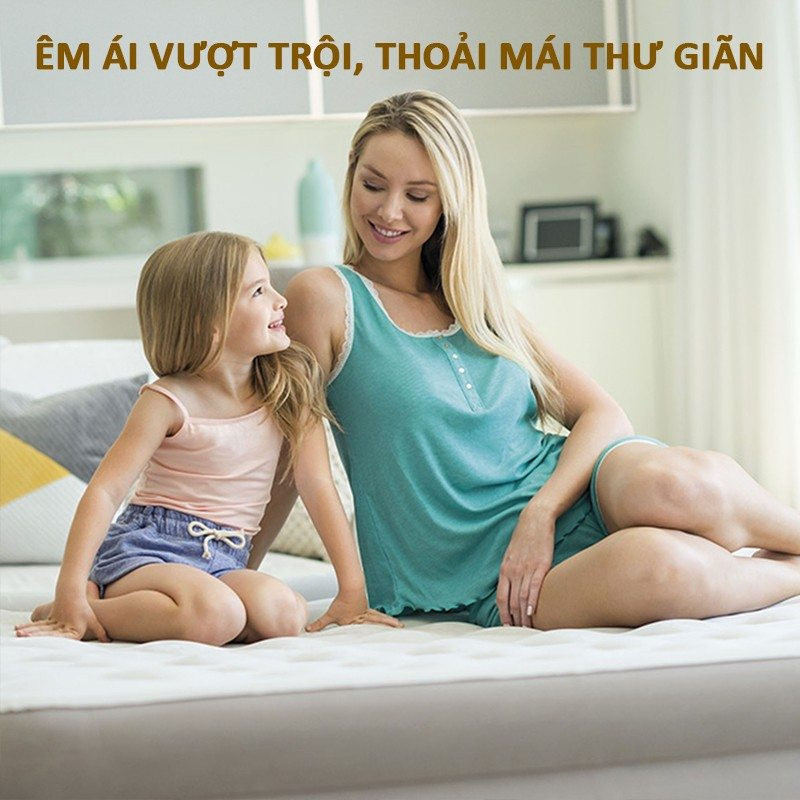 Trải nghiệm êm ái vượt trội với giường hơi Intex