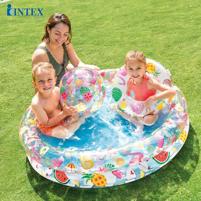 Bể bơi phao 3 chi tiết 1m22 cho bé INTEX 59460