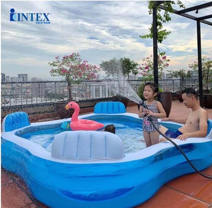 công viên nước thu nhỏ tại nhà