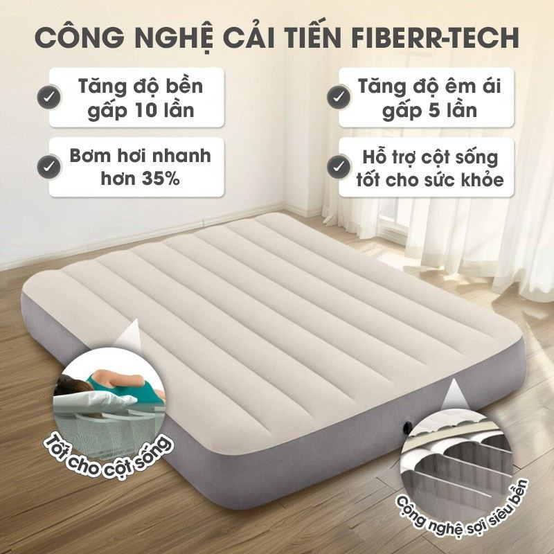 Đệm hơi đơn công nghệ mới INTEX 64101