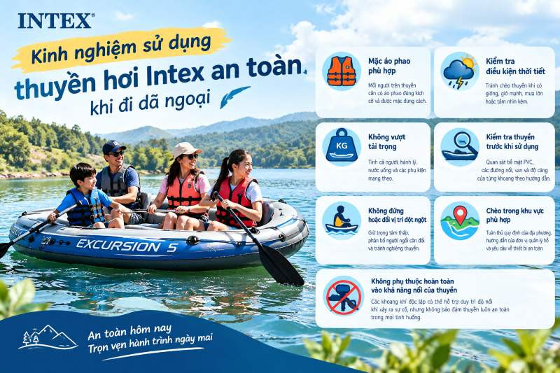 Thuyền hơi INTEX  EXCURSION