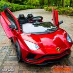 Ô tô điện trẻ em Lamborghini sơn đỏ cao cấp BBT-6868SD