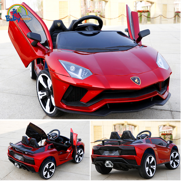 Ô tô điện trẻ em Lamborghini sơn đỏ cao cấp BBT-6868SD
