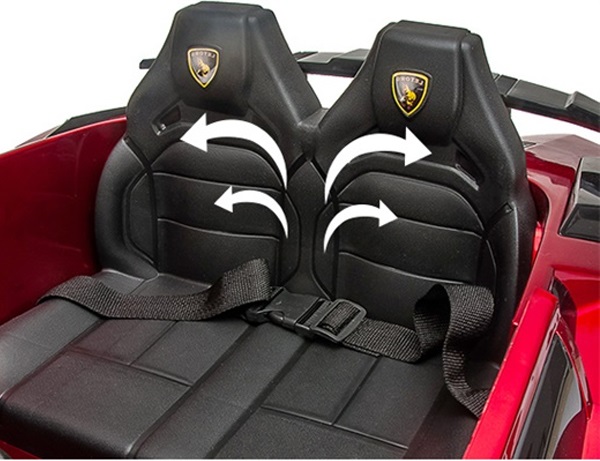 Xe ô tô điện trẻ em sơn đỏ BBT-6868SD | Ghế ngồi