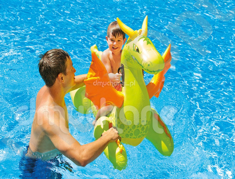 Phao bơi hình rồng phun lửa intex 57526