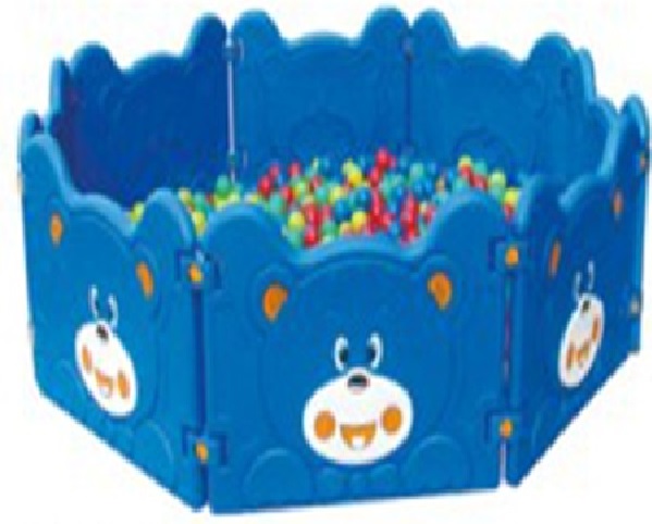 Quây bóng 8 cạnh hình gấu KT078