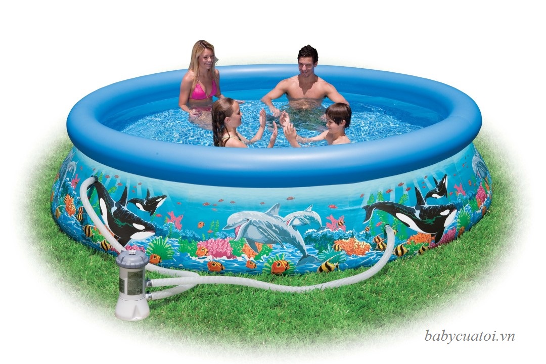 Bể bơi phao gia đình đại dương 3m66 INTEX 54906