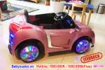 Ô tô điện trẻ em 2 động cơ BMW cao cấp sơn hồng BBT-1199H