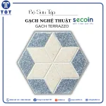 Gạch nghệ thuật Secoin lục giác (Xám)
