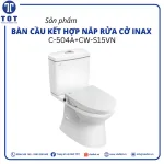 Bàn Cầu Kết Hợp Nắp Rửa Cơ INAX C-504A+CW-S15VN