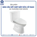 Bàn Cầu Kết Hợp Nắp Rửa Cơ INAX AC-514VAN+CW-S15VN