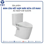 Bàn Cầu Kết Hợp Nắp Rửa Cơ INAX AC-602+CW-S15VN