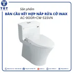Bàn Cầu Kết Hợp Nắp Rửa Cơ INAX AC-900R+CW-S15VN