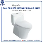 Bàn Cầu Kết Hợp Nắp Rửa Cơ INAX AC-900R+CW-S32VN