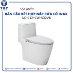 Bàn Cầu Kết Hợp Với Nắp Rửa Cơ INAX AC-912+CW-S32VN