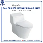 Bồn Cầu Kết Hợp Nắp Rửa Cơ INAX AC-1017R+CW-S32VN