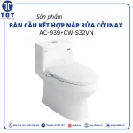 Bàn Cầu Kết Hợp Nắp Rửa Cơ INAX AC-939+CW-S32VN