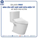 Bàn Cầu Kết Hợp Nắp Rửa Điện Tử INAX AC-602+CW-H17VN