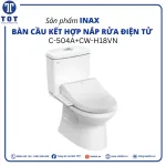 Bàn Cầu Kết Hợp Nắp Rửa Điện Tử INAX C-504A+CW-H18VN