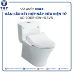 Bàn Cầu Kết Hợp Nắp Rửa Điện Tử INAX AC-900R+CW-H18VN