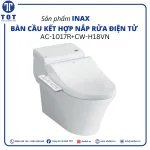 Bồn Cầu Kết Hợp Nắp Rửa Điện Tử INAX AC-1017R+CW-H18VN