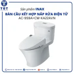 Bàn Cầu Kết Hợp Nắp Rửa Điện Tử INAX AC-959A+CW-KA22AVN