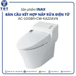 Bồn Cầu Kết Hợp Với Nắp Rửa Điện Tử INAX AC-1008R+CW-KA22AVN