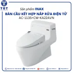 Bàn Cầu Kết Hợp Với Nắp Rửa Điện Tử INAX