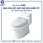 Bàn Cầu Kết Hợp Nắp Rửa Điện Tử INAX AC-939+CW-KB22AVN