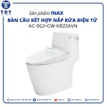 Bồn Cầu Kết Hợp Nắp Rửa Điện Tử INAX AC-912+CW-KB22AVN