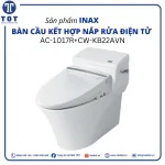 Bồn Cầu Kết Hợp Nắp Rửa Điện Tử INAX AC-1017R+CW-KB22AVN