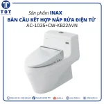 Bàn Cầu Kết Hợp Nắp Rửa Điện Tử INAX AC-1035+CW-KB22AVN