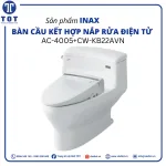 Bàn Cầu Kết Hợp Nắp Rửa Điện Tử INAX AC-4005+CW-KB22AVN