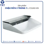 Chậu Rửa 3trong1 INAX L-C11A3-AS